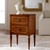 Small Two Drawer Commode-Walnut W/Inlay