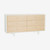 Zoe 6 Drawer Dresser w/ Veneer