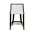 Keaton Black Counter Stool