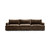 Ludwig 3pc Sofa Mossed Brown