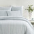 Carolina Stripe Quilted Sham - Sky