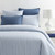 Simons Stripe Duvet Sham - French Blue