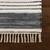 Diora Denim Bohemian Striped Rug - White