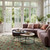 Genevive Modern Floral Wool Rug - Green