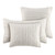 Lettie Voile Quilted Sham - Dove White