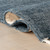 Lioro Plaid Handmade Cotton Rug - Charcoal
