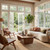 Iania Modern Solid Rug - Ivory