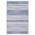 Ilae Coastal Striped Washable Rug - Blue