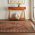 Quenl Vintage Handmade Wool Rug - Red