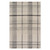 Zole Plaid Handmade Cotton Rug - Ivory