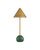 Journey Green & Brass Cordless Table Lamp