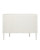 Briallen White Demi-Lune Cabinet