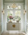 Briallen White Demi-Lune Cabinet