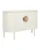 Briallen White Demi-Lune Cabinet