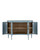 Briallen Blue Demi-Lune Cabinet