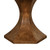 Bryce Dark Burl Wood Dining Table
