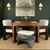 Jett Dark Burl Wood Game Table