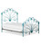 Peacock Metal Bed