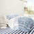 Blue Brush Duvet Cover