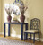 Chloe Lacquered Side Chair in Blue