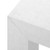 Parsons Grasscloth Coffee Table in White