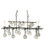 Sethos Rectangular Chandelier in Two Finishes