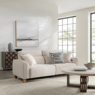 Buy the Conway 2 Pc Power Recliner Sofa in Ivory For Your Beach House ...