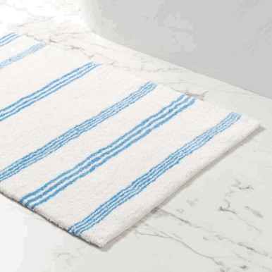 Shop Banded White/Gray Bath Towels For Your Coastal Home, Coastal & Nautical  Bath Towels & Rugs For Your Beach Bedroom