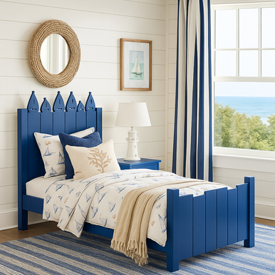 Sailboat Bed or Headboard for Sale - Cottage & Bungalow