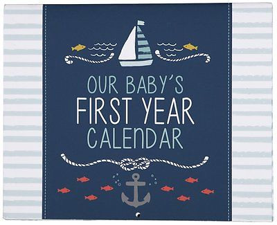 C R Gibson Baby #39 s First Calendar Crystal Corner Gifts