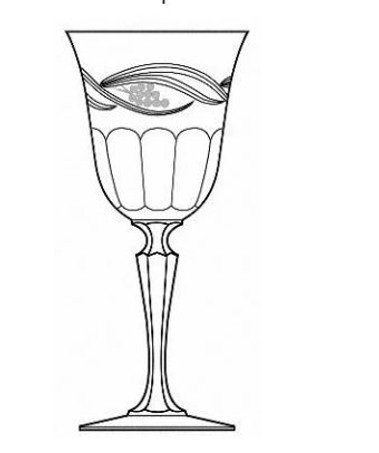 Eden Miller Rogaska Water Goblet
