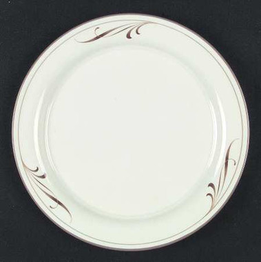 Beige Brushstrokes Dinner Plate