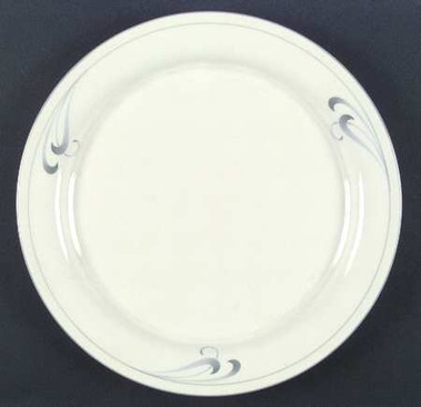 Grey Brushstrokes Lenox Dinner Plate