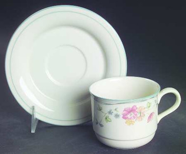 Country Cottage Courtyard Lenox Cup And Saucer
