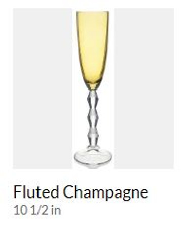 Carat Amber Lenox Flute Champagne  Wd S20