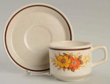 Fall Blossoms Lenox Cup And Saucer