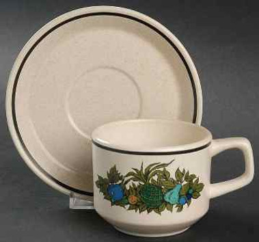 Fall Bounty Lenox Cup And Saucer