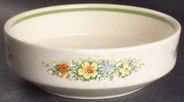 Floral Fantasy Round Soup Cereal Bowl