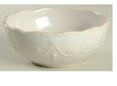 French Perle White Dipping Bowl Set/3 By Lenox