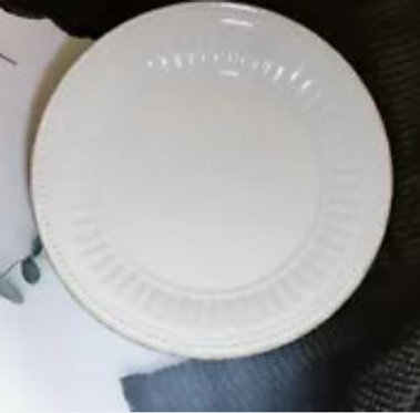 French Perle White Groove By Lenox Everything Plate