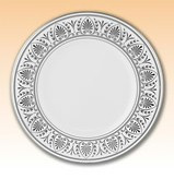 Hannah Platinum Luncheon Plate or Accent Plate