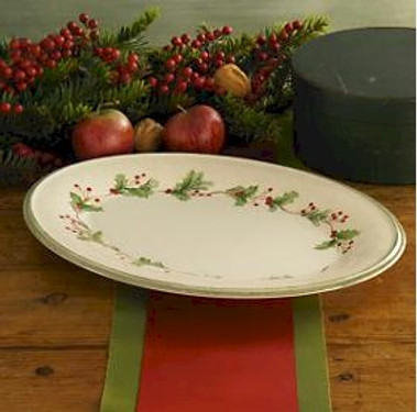 Holiday Gatherings Damask Lenox  Medium Platter