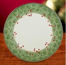 Holiday Gathering Round Salad Plate