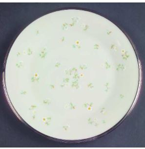 Mayflowers Round Salad Plate