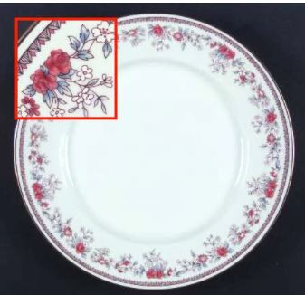 Russet Blossoms Dinner Plate