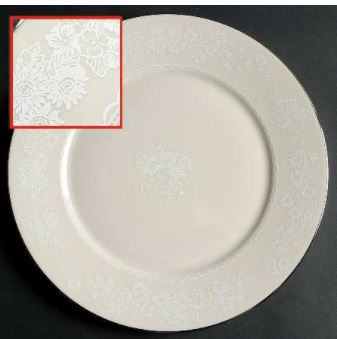 Snowflower Dinner Plate