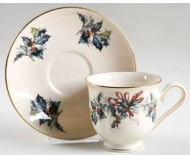 Winter Greetings  Lenox Fine China  Cup And Saucer