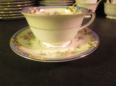 Azure Noritake Cup And Saucer