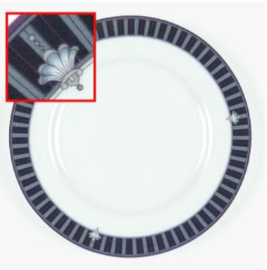 Border Bouquet Noritake Salad