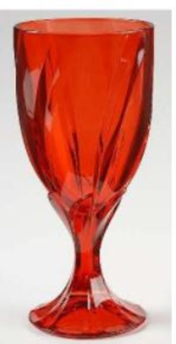 Breeze Red Noritake All Purpose Goblet